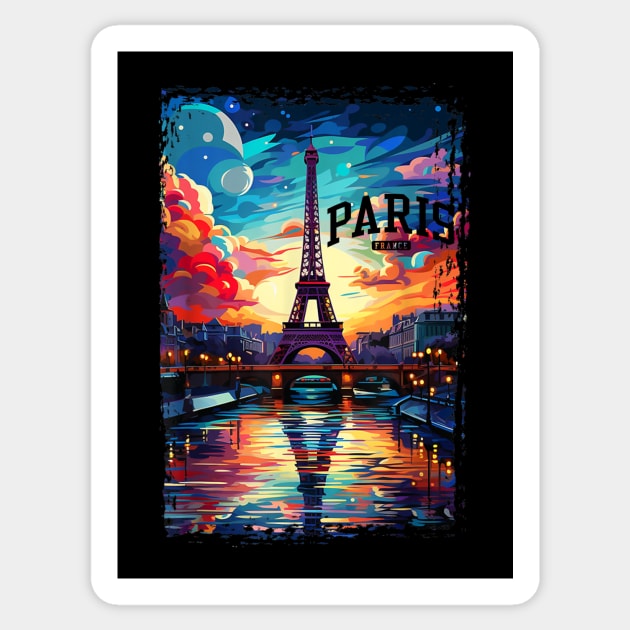 Paris Tower I Love Paris Souvenir France Sticker by FêriStore'
